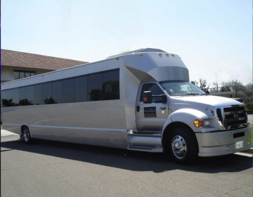 Limo Bus Now! - 30 Passenger Party Bus with Restroom- Exterior